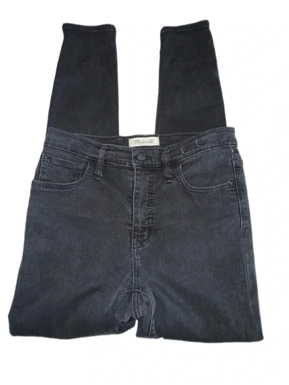 Madewell Roadtripper High Rise Skinny Jeans Black Size 27